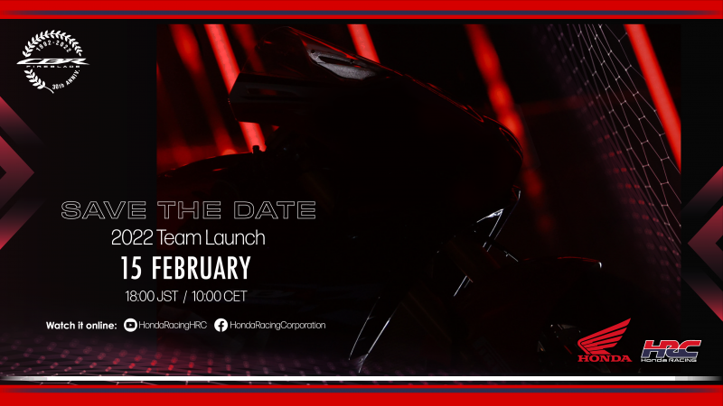 Team HRC announce 2022 World Superbike launch date